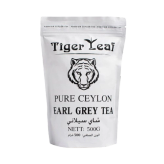 چای سیلانی ارل گری Tiger | بستهبندی سفید ۵۰۰ گرمی | چای سیاه با طعم کلاسیک ارل گری و عطر دلپذیر