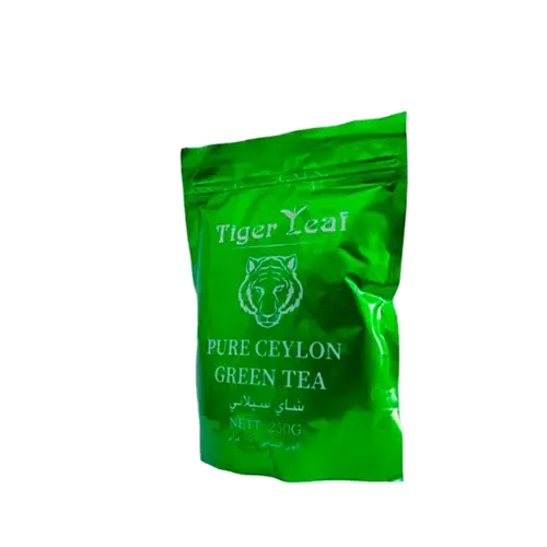 چای سبز Tiger | بسته ۲۵۰ گرمی | چای تازه و خوشعطر با طعمی طبیعی و سالم
