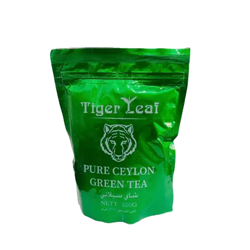 چای سبز نعنایی Tiger | بسته ۲۵۰ گرمی | چای تازه و خوشعطر با طعم خنک و طبیعی نعناع