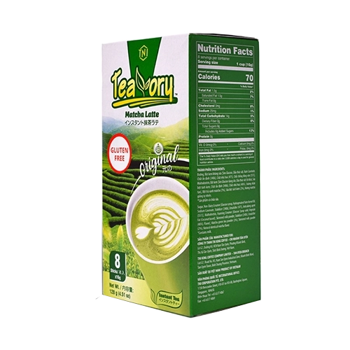 چای ماچا لاته King Coffee | بسته ۸ عددی ۱۶ گرمی | ماچا لاته آماده مصرف با طعم سنتی و تازه