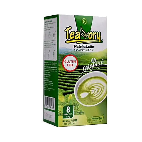 King Coffee Matcha Latte Sachets 16g x8 | creamy and aromatic green tea latte, ready-to-drink