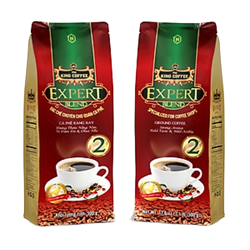 قهوه دمی King Coffee Expert Blend 2 | ترکیبی خاص از دانههای بلند برای قهوه حرفهای و خوشطعم