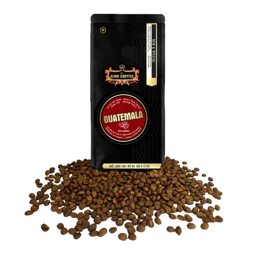 قهوه تکخواستگاه گواتمالا King Coffee 340g | تجربه قهوه اصل گواتمالایی با عطر و طعم غنی برای قهوهدوستان حرفهای