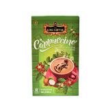 بسته کاپوچینو نارگیلی برند کینگ کافی شامل ۱۲ ساشه ۲۰ گرمی – طعم ملایم و خامهای