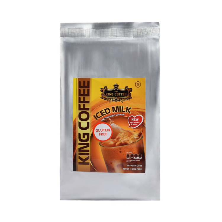 آیس کافی کاراملی برند کینگ کافی فله ای 24 گرمی