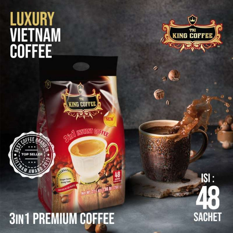 قهوه 1*3 کینگ کافی/کافی میکس فوری با شکر(500 گرمی)