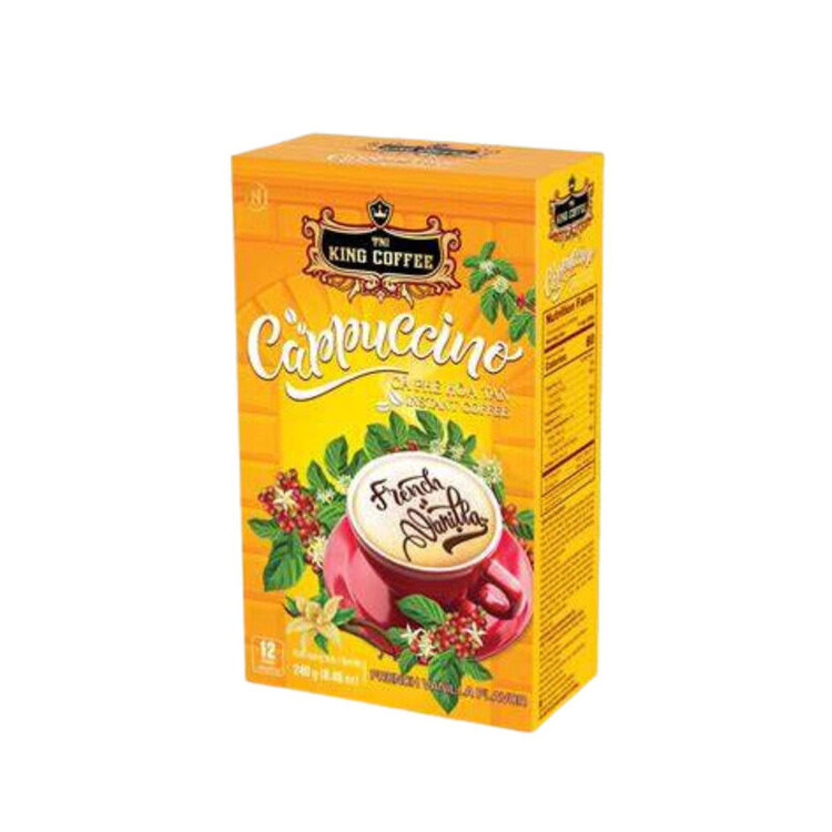 قهوه کاپوچینو با عصاره وانیل – King Coffee
