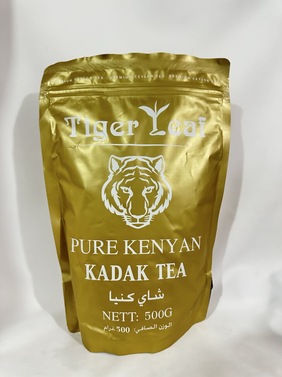 چای کنیا تایگر 500 گرمی | Kenya Tiger Tea 500g | چای سیاه اصیل کنیا با عطر و طعم قوی، مناسب برای صبحانه و عصرانه ، خرید چای خارجی با کیفیت بالا از فروشگاه شکلاد