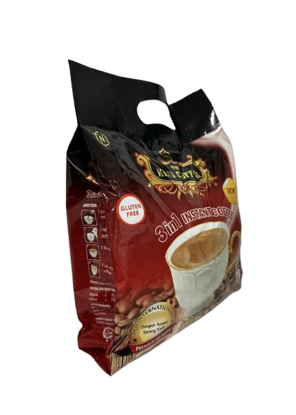 King Coffee 3 in 1 Instant Coffee | sweet & creamy instant coffee mix with sugar and milk powder, 28 sachets