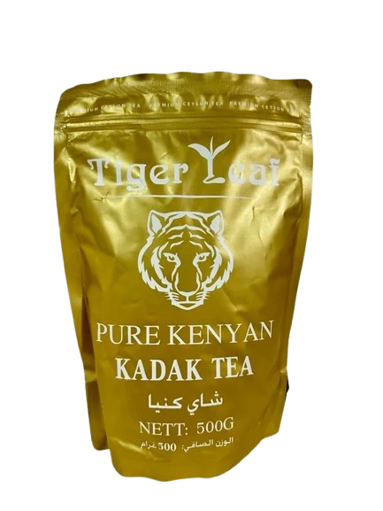 چای کنیا تایگر 500 گرمی | Kenya Tiger Tea 500g | چای سیاه اصیل کنیا با عطر و طعم قوی، مناسب برای صبحانه و عصرانه ، خرید چای خارجی با کیفیت بالا از فروشگاه شکلاد